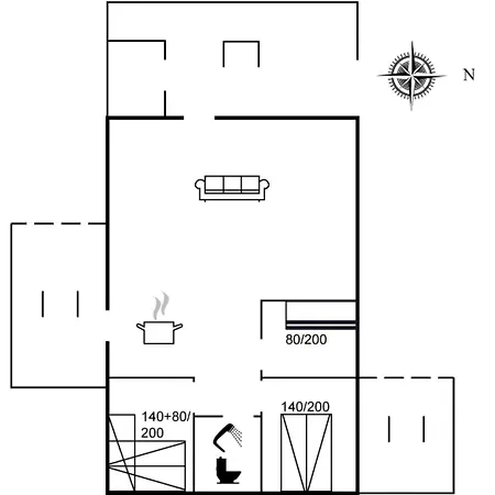 Feriehus Bedri - 150m From The Sea By Interhome Jerup