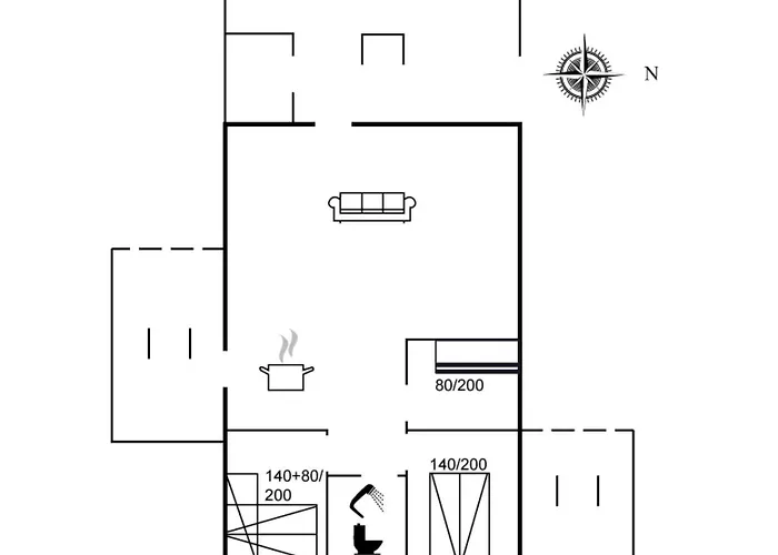 Сasa de vacaciones Bedri - 150m From The Sea By Interhome Jerup